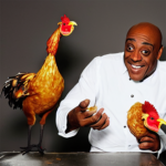 Ainsley Harriot successfully invents multi-dimensional turbo chickens.